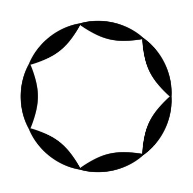 Beyaz arkaplan üzerindeki çerçeve simgesi tasarımı, vektör illüstrasyonu