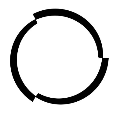 Beyaz arkaplan üzerindeki çerçeve simgesi tasarımı, vektör illüstrasyonu