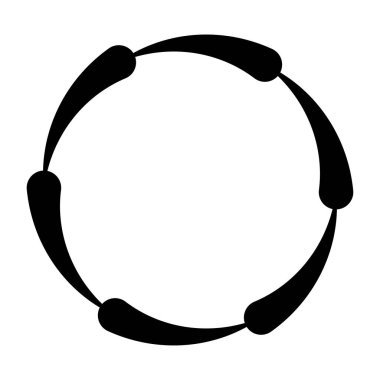 Beyaz arkaplan üzerindeki çerçeve simgesi tasarımı, vektör illüstrasyonu