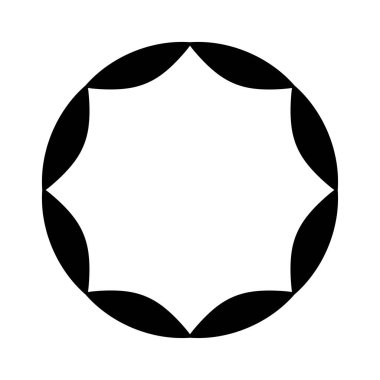 Beyaz arkaplan üzerindeki çerçeve simgesi tasarımı, vektör illüstrasyonu