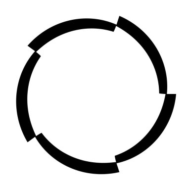 Beyaz arkaplan üzerindeki çerçeve simgesi tasarımı, vektör illüstrasyonu