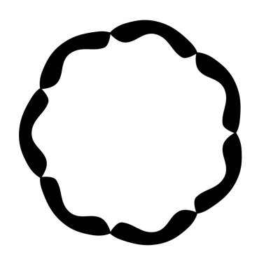 Beyaz arkaplan üzerindeki çerçeve simgesi tasarımı, vektör illüstrasyonu