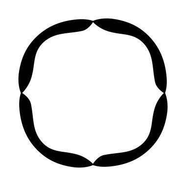 Beyaz arkaplan üzerindeki çerçeve simgesi tasarımı, vektör illüstrasyonu