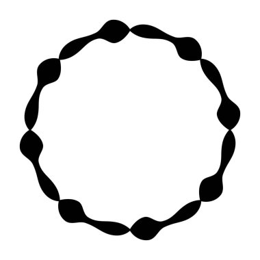 Beyaz arkaplan üzerindeki çerçeve simgesi tasarımı, vektör illüstrasyonu