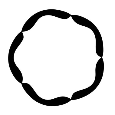 Beyaz arkaplan üzerindeki çerçeve simgesi tasarımı, vektör illüstrasyonu