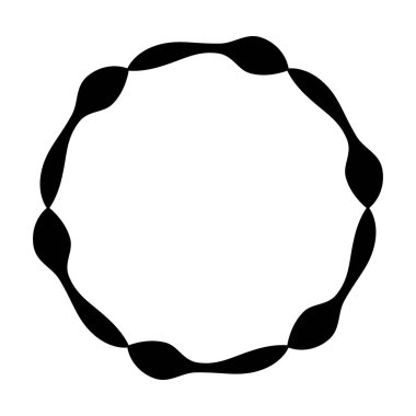 Beyaz arkaplan üzerindeki çerçeve simgesi tasarımı, vektör illüstrasyonu