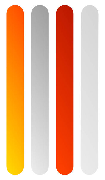 Формы баннеров, кнопок, штрихов с пустым, пустым пространственным дизайнерским элементом - векторная иллюстрация запаса, клип-арт-графика