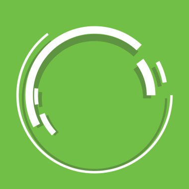 Dönen geometrik bilim kurgu GUI UI hud dairesi, dairesel simge, element