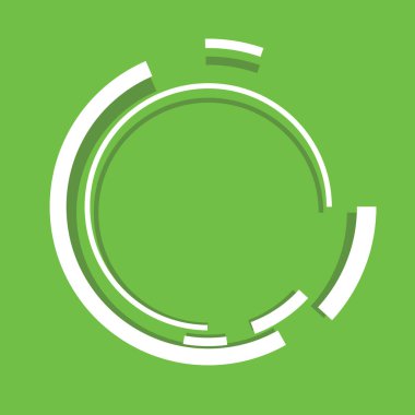 Dönen geometrik bilim kurgu GUI UI hud dairesi, dairesel simge, element