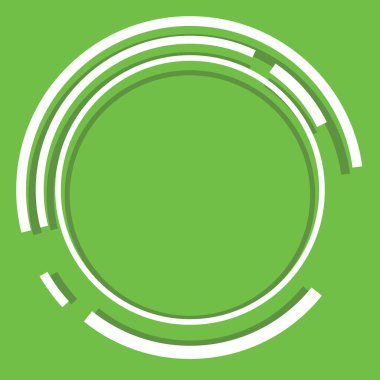 Dönen geometrik bilim kurgu GUI UI hud dairesi, dairesel simge, element