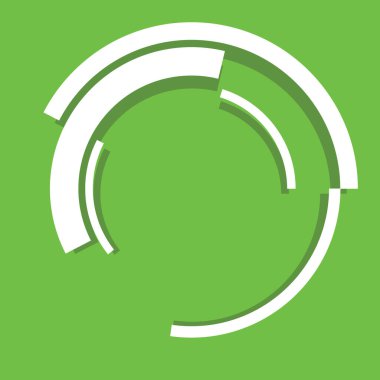 Dönen geometrik bilim kurgu GUI UI hud dairesi, dairesel simge, element