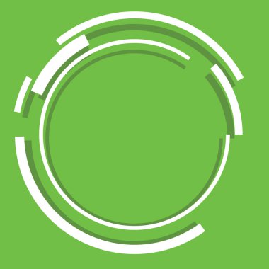 Dönen geometrik bilim kurgu GUI UI hud dairesi, dairesel simge, element