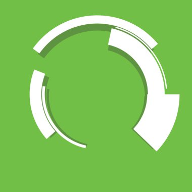 Dönen geometrik bilim kurgu GUI UI hud dairesi, dairesel simge, element