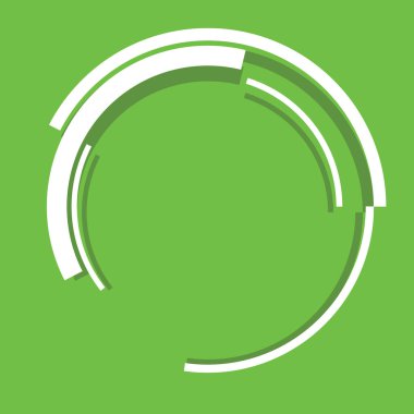 Dönen geometrik bilim kurgu GUI UI hud dairesi, dairesel simge, element