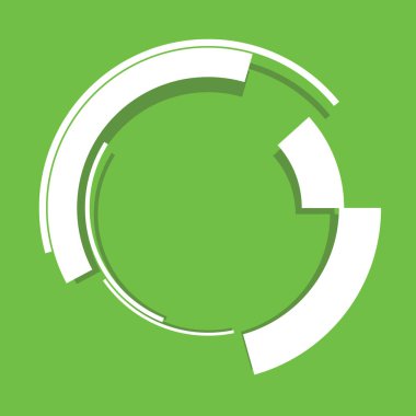 Dönen geometrik bilim kurgu GUI UI hud dairesi, dairesel simge, element