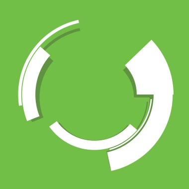 Dönen geometrik bilim kurgu GUI UI hud dairesi, dairesel simge, element