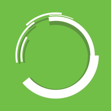 Dönen geometrik bilim kurgu GUI UI hud dairesi, dairesel simge, element