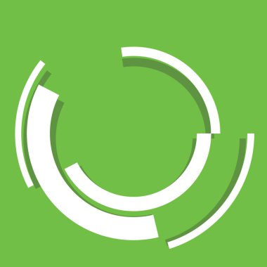 Dönen geometrik bilim kurgu GUI UI hud dairesi, dairesel simge, element