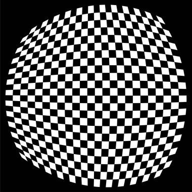 Damalı, kare desenli element. Yarış, yarış, bitiş bayrağı. Satranç tahtası, dama tahtası şekil vektörü - stok vektör illüstrasyonu, klip sanatları grafikleri