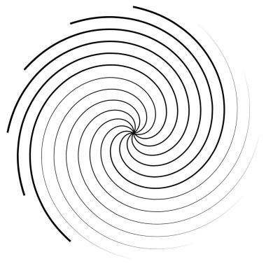 Sarmal, girdap, girdap ve girdap elementi. Helix, volt dalgalanması, girdap şekli
