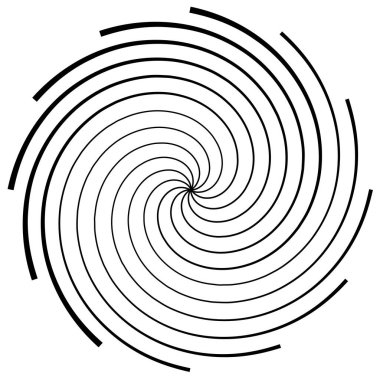 Sarmal, girdap, girdap ve girdap elementi. Helix, volt dalgalanması, girdap şekli