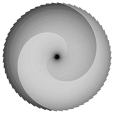 Sarmal, girdap, girdap ve girdap elementi. Helix, volt dalgalanması, girdap şekli