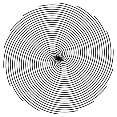 Sarmal, girdap, girdap ve girdap elementi. Helix, volt dalgalanması, girdap şekli