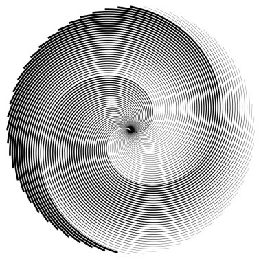 Sarmal, girdap, girdap ve girdap elementi. Helix, volt dalgalanması, girdap şekli