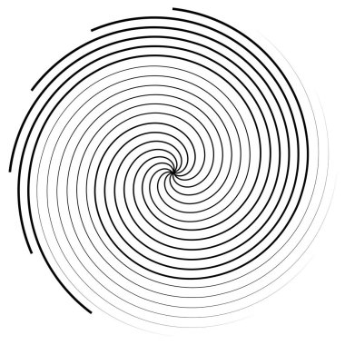 Sarmal, girdap, girdap ve girdap elementi. Helix, volt dalgalanması, girdap şekli