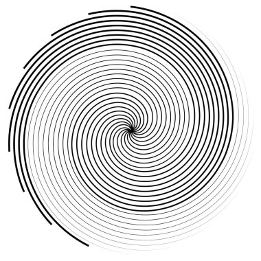 Sarmal, girdap, girdap ve girdap elementi. Helix, volt dalgalanması, girdap şekli