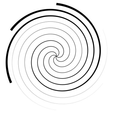 Sarmal, girdap, girdap ve girdap elementi. Helix, volt dalgalanması, girdap şekli