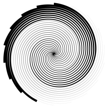 Sarmal, girdap, girdap ve girdap elementi. Helix, volt dalgalanması, girdap şekli