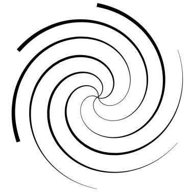 Sarmal, girdap, girdap ve girdap elementi. Helix, volt dalgalanması, girdap şekli