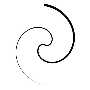 Sarmal, girdap, girdap ve girdap elementi. Helix, volt dalgalanması, girdap şekli