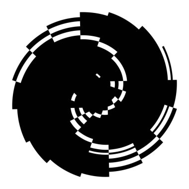 Sarmal, girdap, girdap ve girdap elementi. Helix, volt dalgalanması, girdap şekli