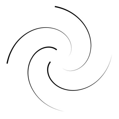 Sarmal, girdap, girdap ve girdap elementi. Helix, volt dalgalanması, girdap şekli