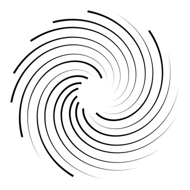 Sarmal, girdap, girdap ve girdap elementi. Helix, volt dalgalanması, girdap şekli