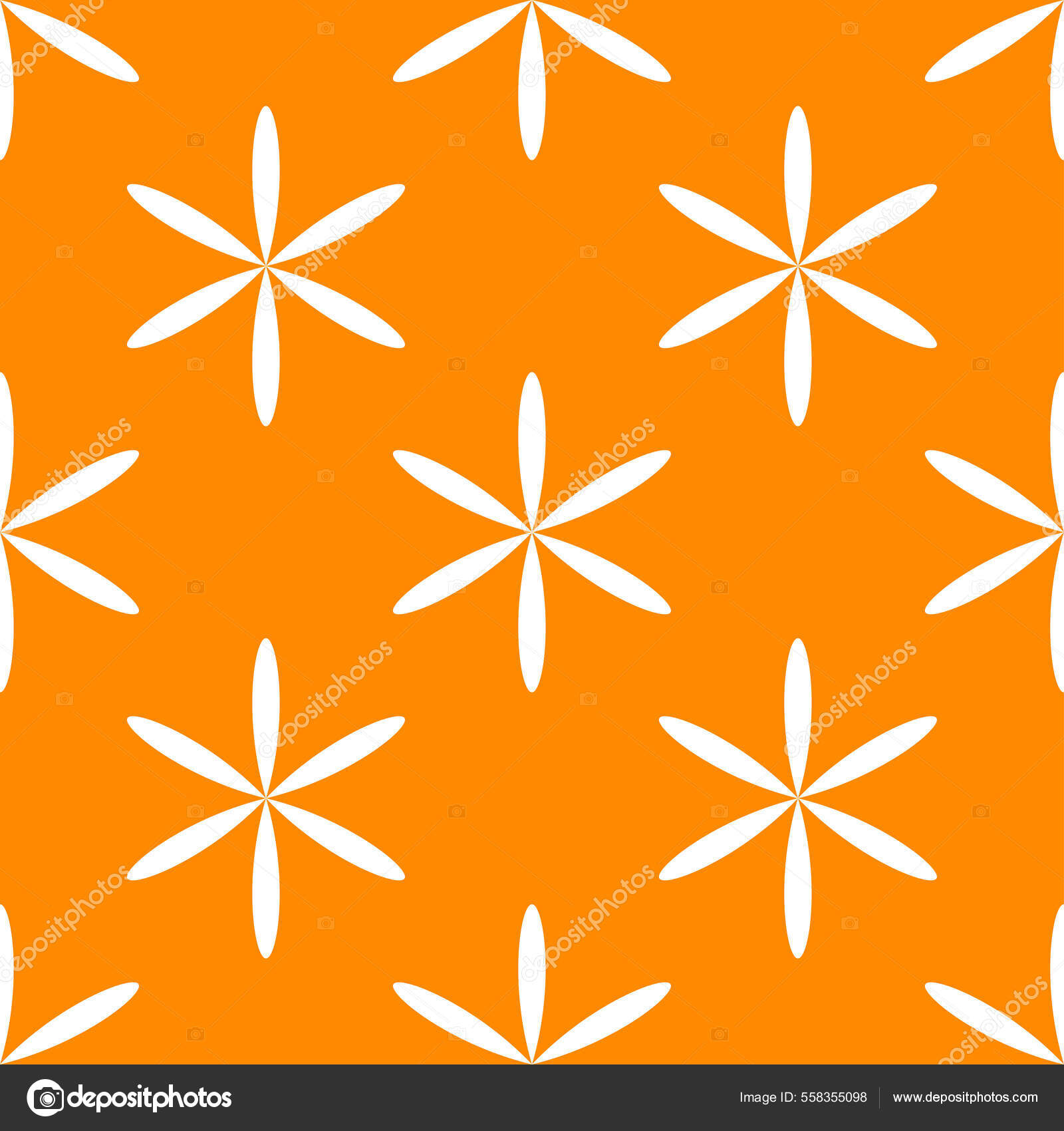 Laranja Simples Flores Amarelas Pétalas Sem Costura Padrão Repetível Fundo  Vetor de ©vectorguy 558355098, image size:1600x1700