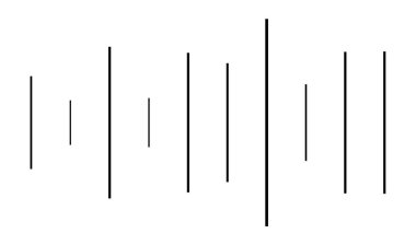 Düzensiz rastgele çizgiler, çizgili model vektör ögesi