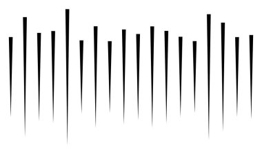Düzensiz rastgele çizgiler, çizgili model vektör ögesi