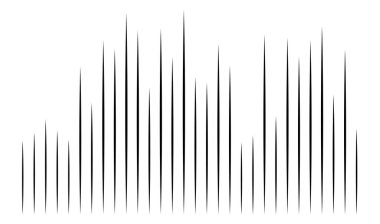 Düzensiz rastgele çizgiler, çizgili model vektör ögesi