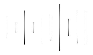 Düzensiz rastgele çizgiler, çizgili model vektör ögesi