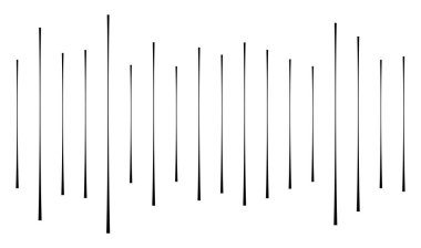 Düzensiz rastgele çizgiler, çizgili model vektör ögesi