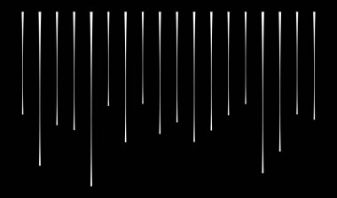 Düzensiz rastgele çizgiler, çizgili model vektör ögesi