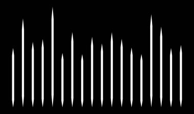 Düzensiz rastgele çizgiler, çizgili model vektör ögesi