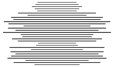 Düzensiz rastgele çizgiler, çizgili model vektör ögesi