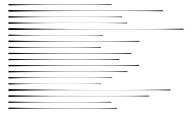 Düzensiz rastgele çizgiler, çizgili model vektör ögesi
