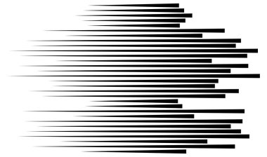 Düzensiz rastgele çizgiler, çizgili model vektör ögesi