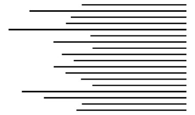 Düzensiz rastgele çizgiler, çizgili model vektör ögesi