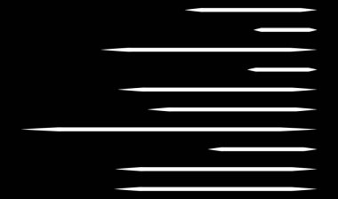 Düzensiz rastgele çizgiler, çizgili model vektör ögesi